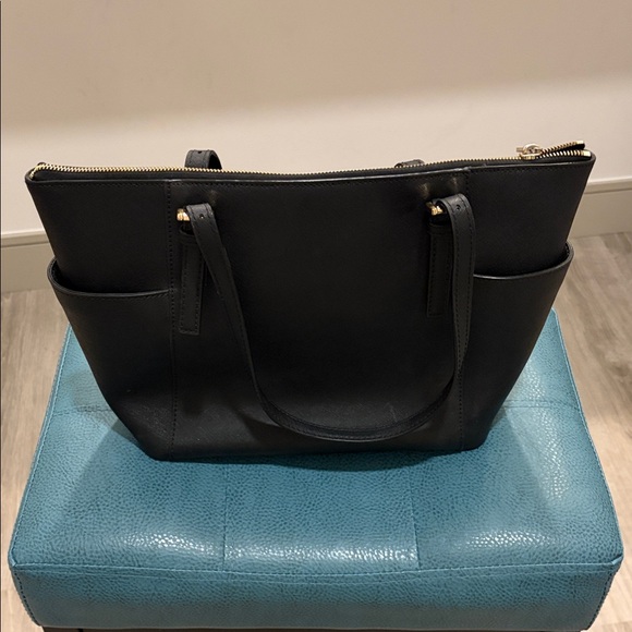 Michael Kors Black and Gold Tote - Picture 2 of 3